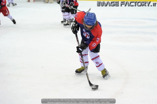 2011-01-30 Pinerolo 1298 Hockey Milano Rossoblu U10-Valpellice2 - Leonardo Quadrio